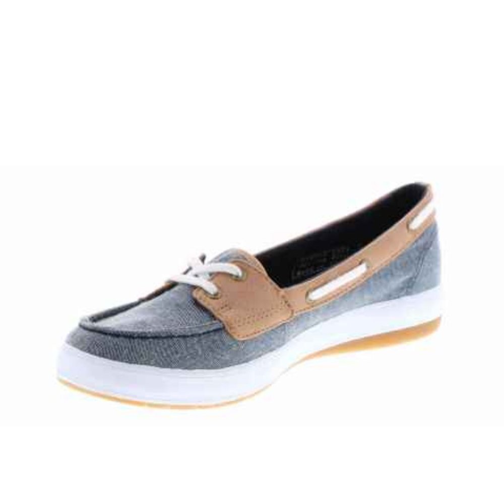 KEDS Charter Chambray Boat Shoes, Like New - Picture 8 of 14